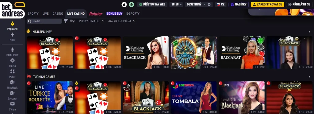 Betandreas casino